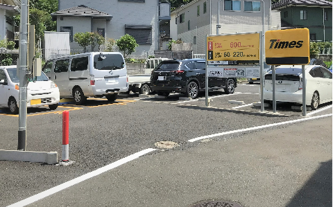 月極駐車場の空き車室